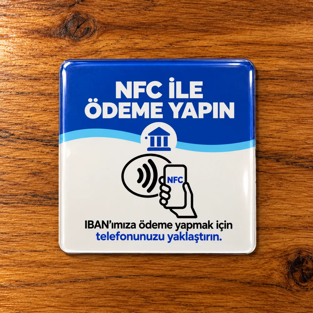 NFC IBAN Plakası