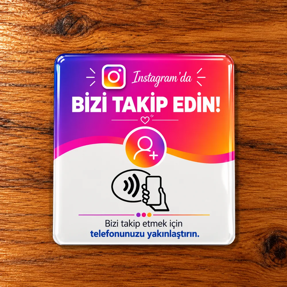 Instagram Takip Plakası